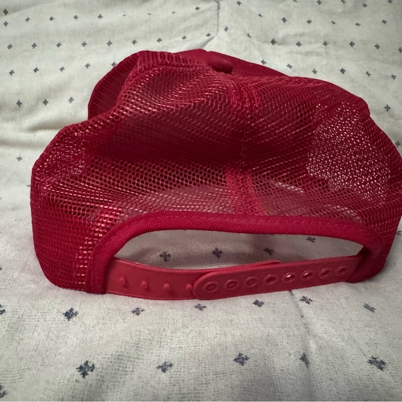 Vintage Style SnapBack Farming Red Co-Op hat farming stitched logo made in USA - Picture 3 of 8